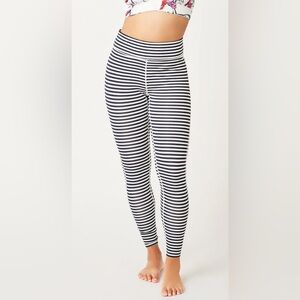 NWOT Saluda Swim Tights - Navy Stripe